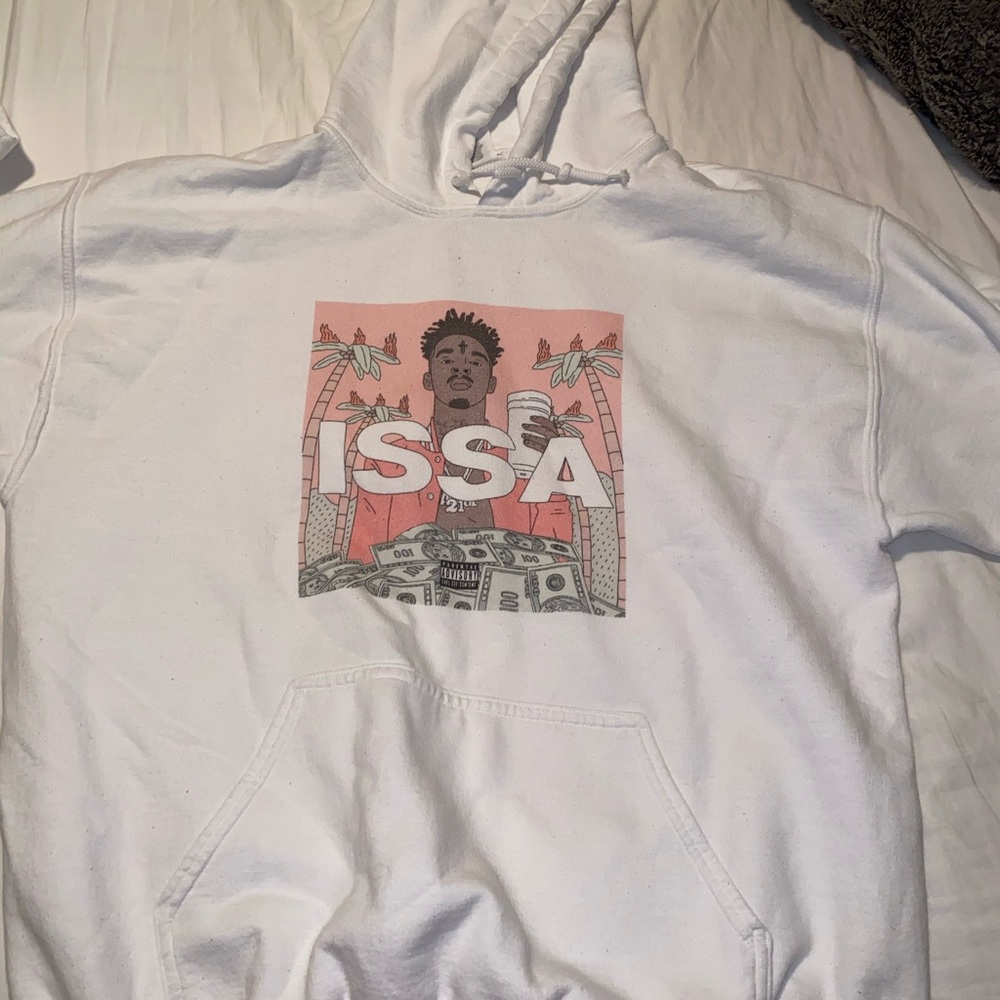 21 savage white hoodie